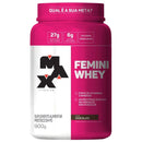 Whey Protein Femini Max Titanium Chocolate 900g Suplemento Proteico com Colágeno e Vitaminas